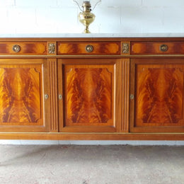 French Flame Mahogany sideboard