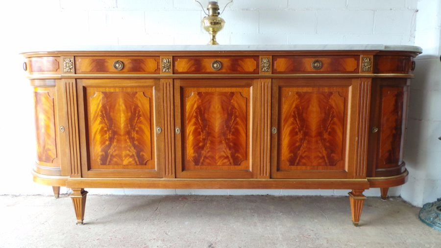 French Flame Mahogany sideboard | Antique & Vintage | Moonee Ponds Antiques | Australia Wide Delivery