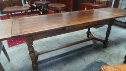 A Large French Farmhouse Oak Extension Table | Antique & Vintage | Moonee Ponds Antiques | Australia Wide Delivery
