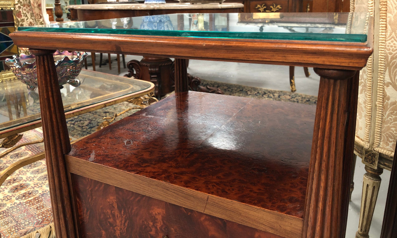 Amboyna Pair Of Bedsides | Antique & Vintage | Moonee Ponds Antiques | Australia Wide Delivery