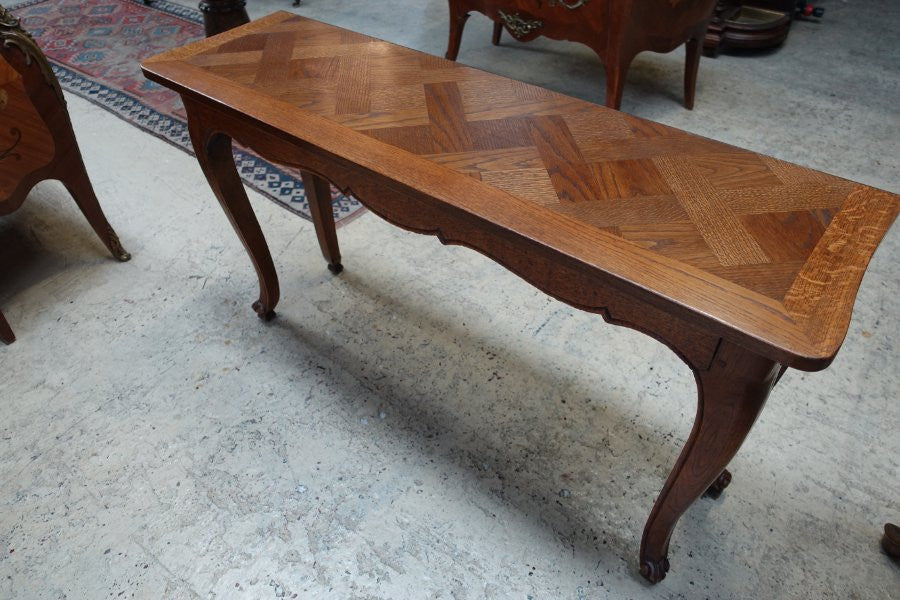 French Oak Console Table