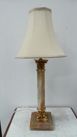 French Onyx Gilt Bronze Table Lamp | Antique & Vintage | Moonee Ponds Antiques | Australia Wide Delivery