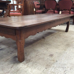 Large French Coffee Table With Drawer