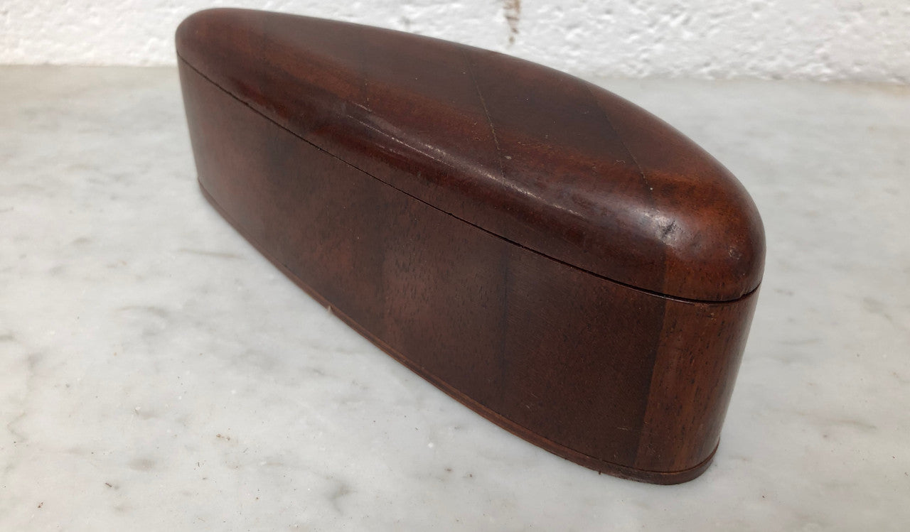 Vintage Unusual Shaped Cedar Box