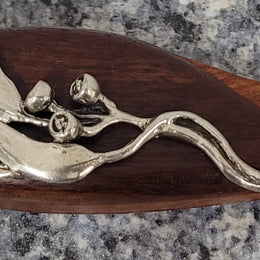 Australian Cedar and sterling silver letter opener. In good original condition, please view photos as they help form part of the description.