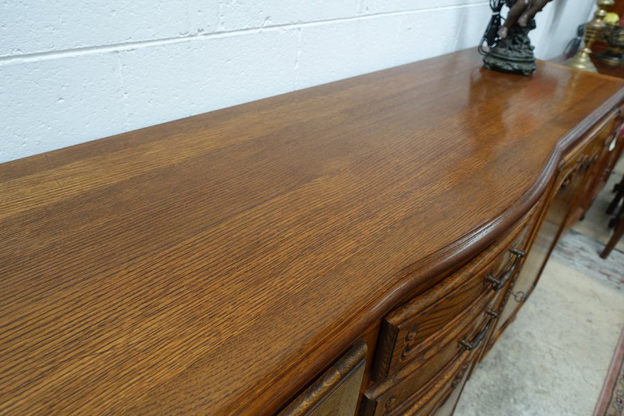 Large French Oak Sideboard-1 | Antique & Vintage | Moonee Ponds Antiques | Australia Wide Delivery