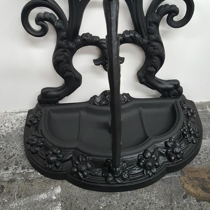 Black Antique Cast Iron Coat Stand