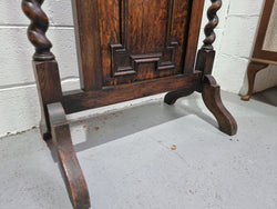 Antique English Oak Jacobean style Fireplace Screen | Antique & Vintage | Moonee Ponds Antiques | Australia Wide Delivery