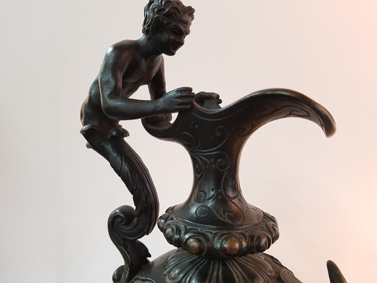 Victorian Bronze Wine God | Antique & Vintage | Moonee Ponds Antiques | Australia Wide Delivery