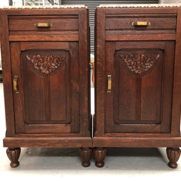 Superb Pair Of Art Deco Bedsides