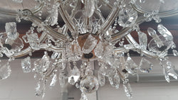 Fine French Parisian Crystal Chandelier | Antique & Vintage | Moonee Ponds Antiques | Australia Wide Delivery