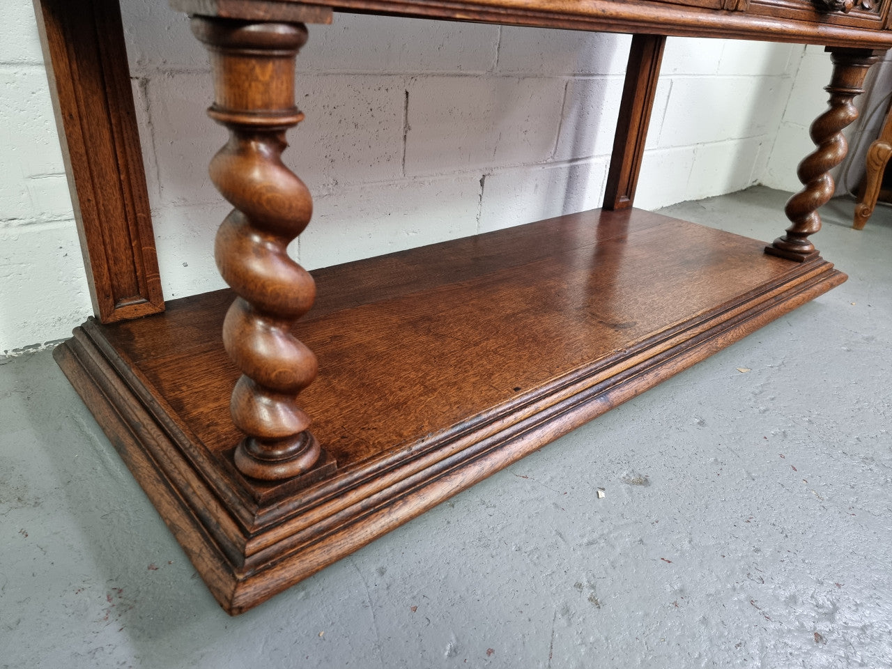 Antique French Oak Henry II Style Two Drawer Cabinet | Antique & Vintage | Moonee Ponds Antiques | Australia Wide Delivery