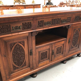Beautifully Carved Edwardian Sideboard