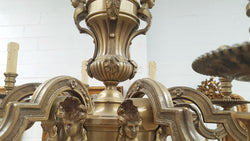 French 19th Century Napoleon III Bronze Chandelier | Antique & Vintage | Moonee Ponds Antiques | Australia Wide Delivery