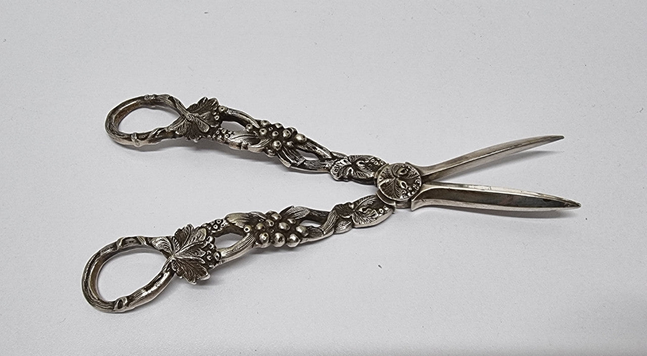 Antique Silver Plate Grape Shears | Antique & Vintage | Moonee Ponds Antiques | Australia Wide Delivery