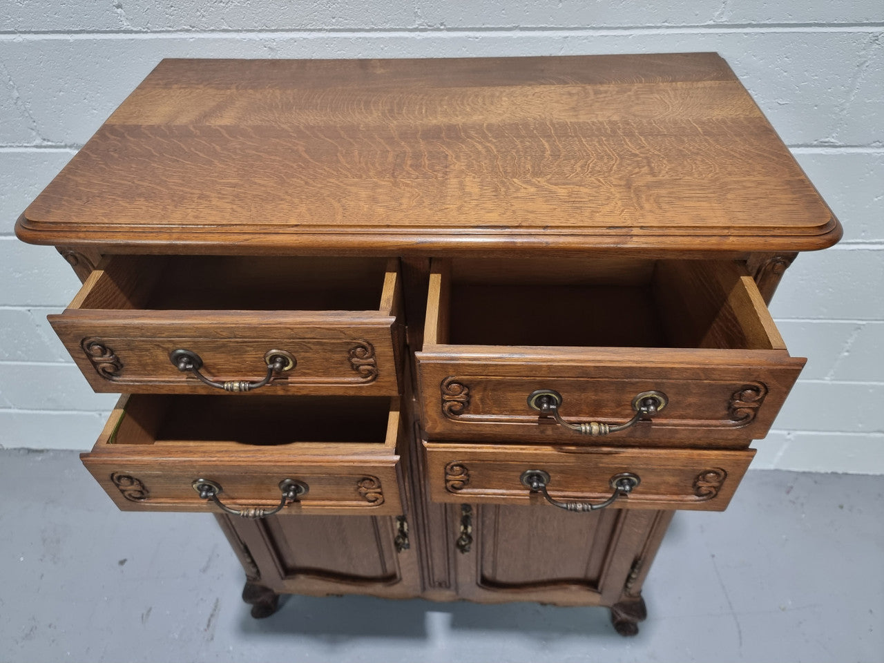 French Oak Louis XV Style Side Cabinet | Antique & Vintage | Moonee Ponds Antiques | Australia Wide Delivery