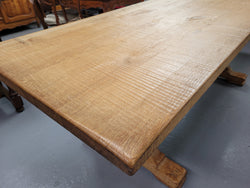 Stunning French Oak Farmhouse Table With Two Extension Leaves | Antique & Vintage | Moonee Ponds Antiques | Australia Wide Delivery