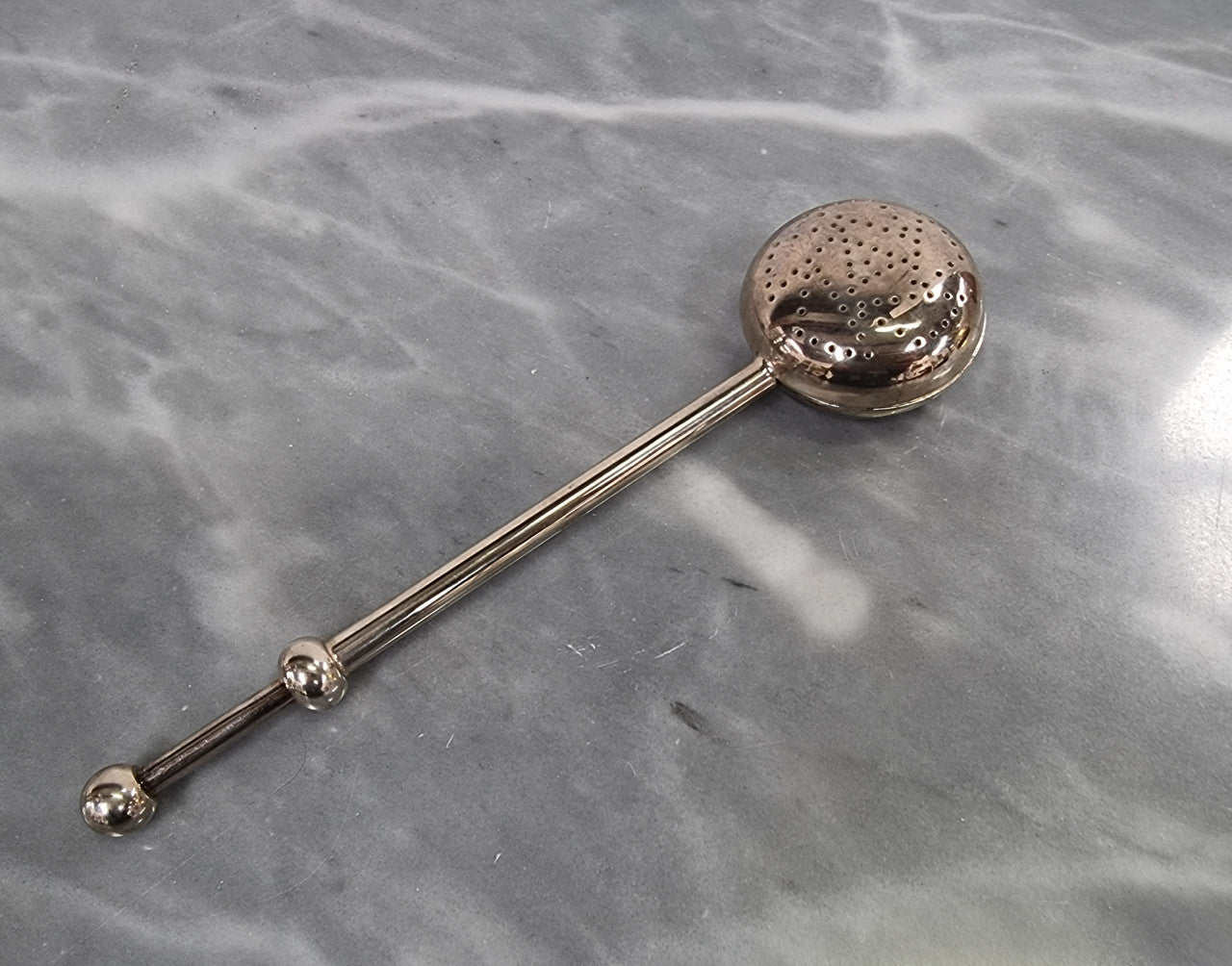 Art Deco Style Silver Plated Tea Infuser