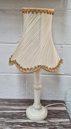 Vintage White Marble Table Lamp Base | Antique & Vintage | Moonee Ponds Antiques | Australia Wide Delivery