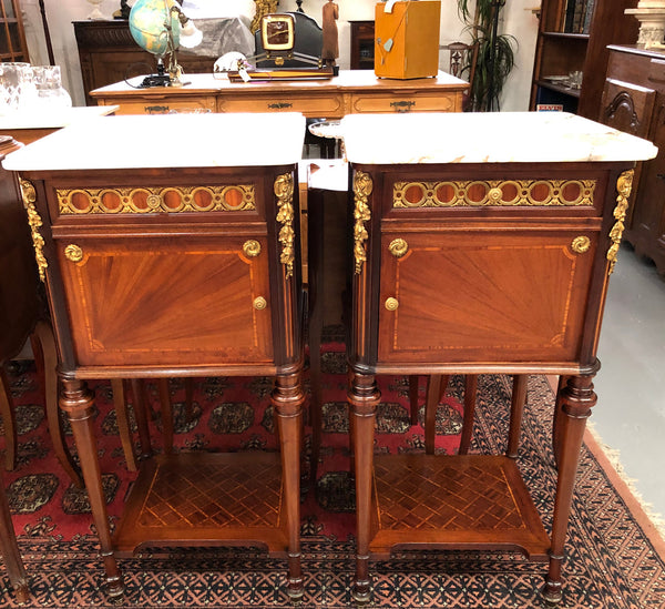 Sensational Pair of French Bedside Cabinets