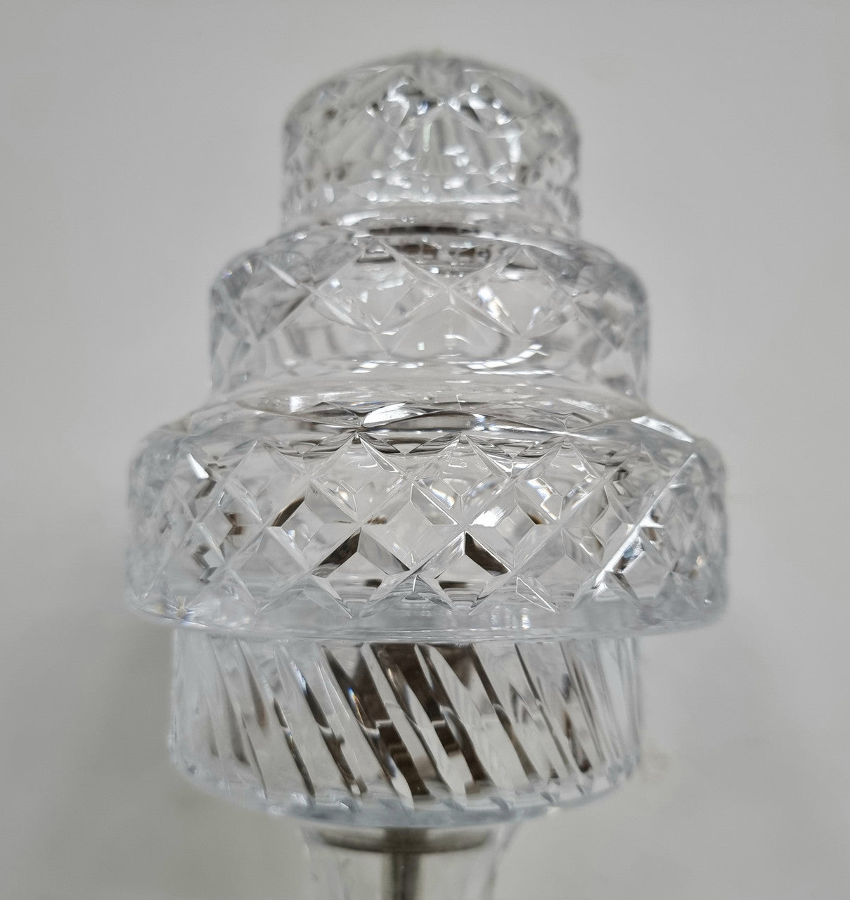 Beautiful Cut Crystal Decorative Table Lamp | Antique & Vintage | Moonee Ponds Antiques | Australia Wide Delivery
