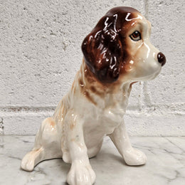 Vintage Sylvac England Pottery, Cocker Spaniel, Model 18 with a Gloss finish. Appealing expression. Please see photos as they form part of the description.