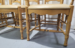 French Country Style Set of Six Dining Chairs & Two Carvers | Antique & Vintage | Moonee Ponds Antiques | Australia Wide Delivery