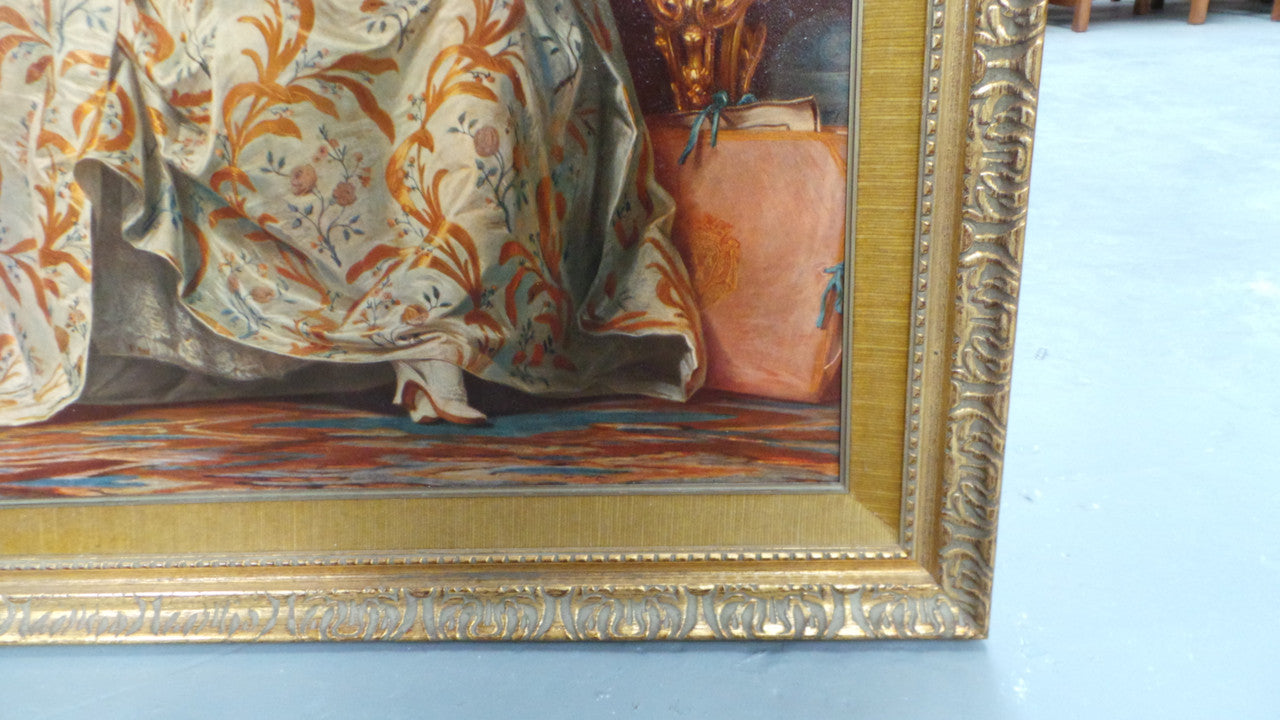 Antique Framed Oleograph | Antique & Vintage | Moonee Ponds Antiques | Australia Wide Delivery
