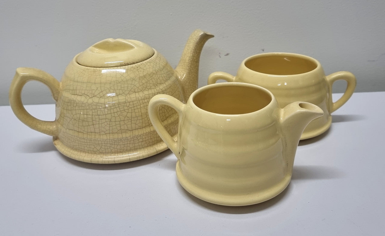 Retro Heatmaster Three Piece Tea Set | Antique & Vintage | Moonee Ponds Antiques | Australia Wide Delivery