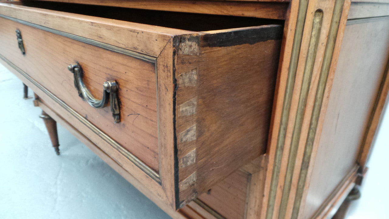 A Fabulous Continental 19th Century Walnut Three Drawer Commode | Antique & Vintage | Moonee Ponds Antiques | Australia Wide Delivery