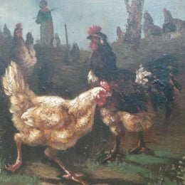 French Oil Painting On Canvas