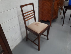 Ash Wood Tapestry Covered Chair | Antique & Vintage | Moonee Ponds Antiques | Australia Wide Delivery