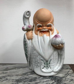 Chinese Immortal Sau holding peach | Antique & Vintage | Moonee Ponds Antiques | Australia Wide Delivery