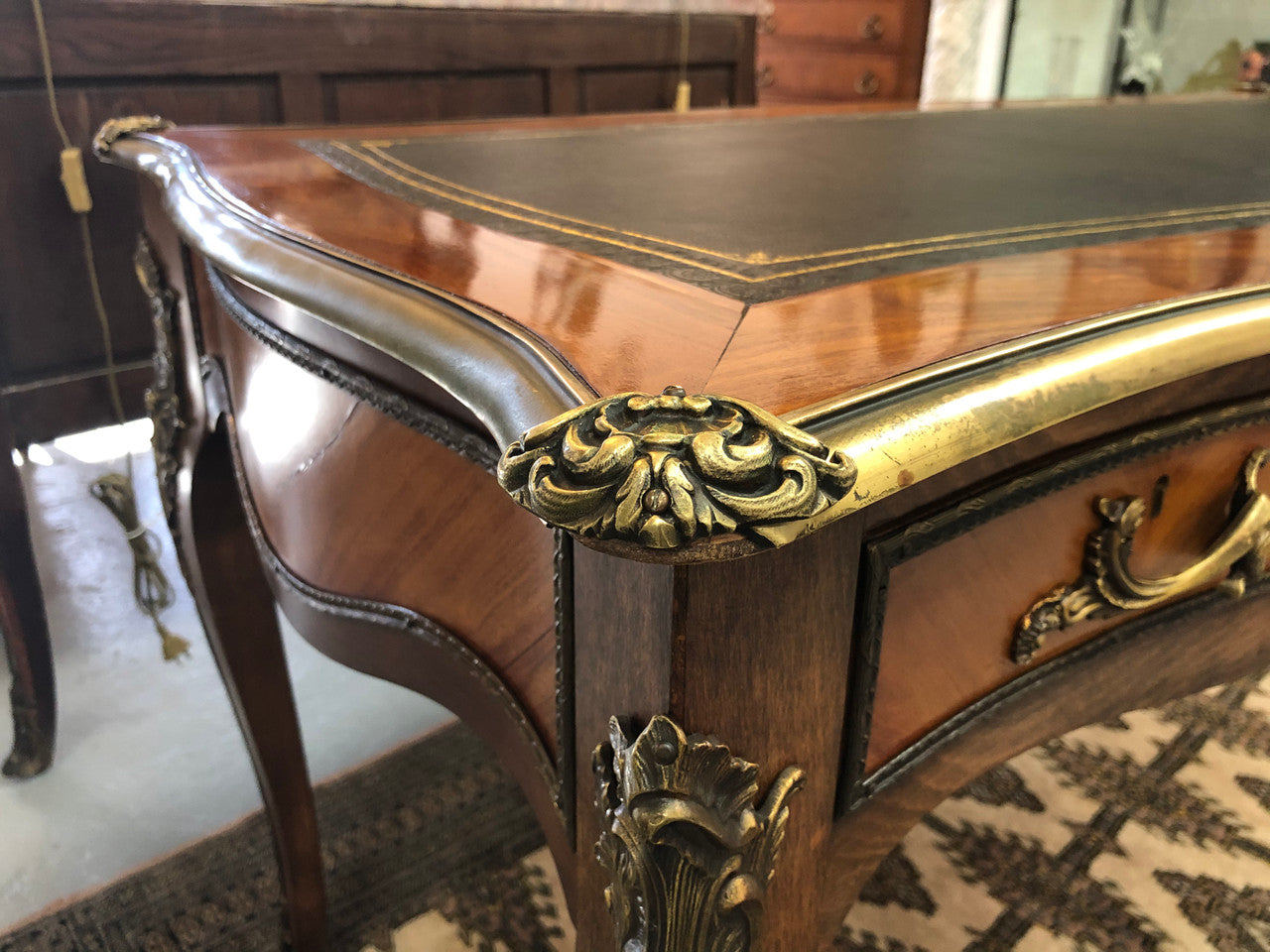 French Style Bureau Plat Desk | Antique & Vintage | Moonee Ponds Antiques | Australia Wide Delivery