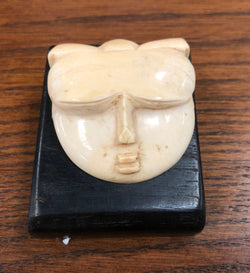 Antique Carved Ivory & Wood Paperweight | Antique & Vintage | Moonee Ponds Antiques | Australia Wide Delivery