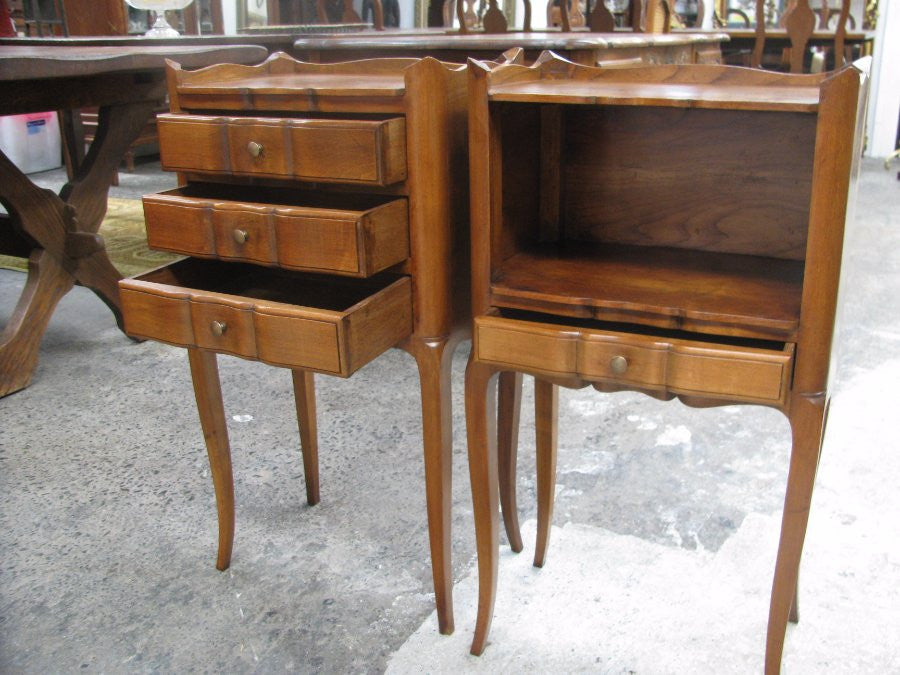 Pair of French Provincial Bedsides