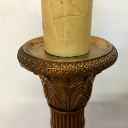 Beautiful pair of Antique decorative bronze gilt lamp bases that have been rewired and in good working order.