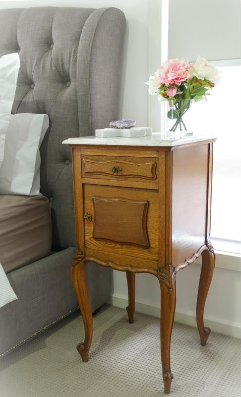 Pair of French Oak Bedsides | Antique & Vintage | Moonee Ponds Antiques | Australia Wide Delivery