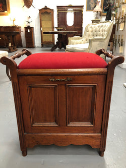 Lovely Edwardian Piano Stool | Antique & Vintage | Moonee Ponds Antiques | Australia Wide Delivery
