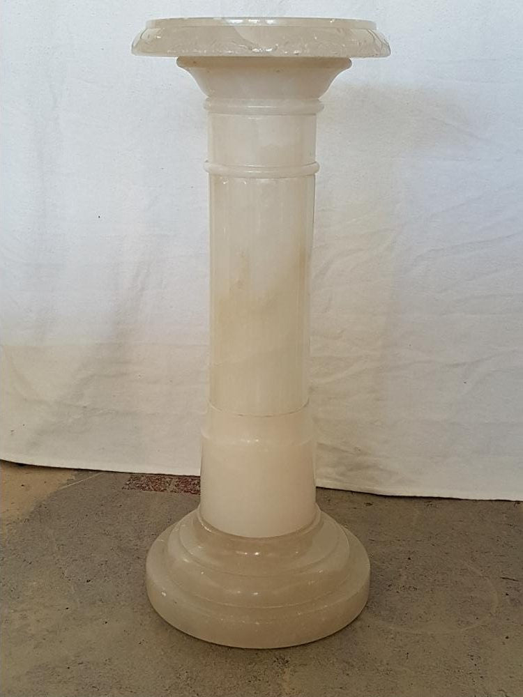 Vintage Italian Alabaster Pedestal | Antique & Vintage | Moonee Ponds Antiques | Australia Wide Delivery