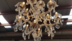 Elegant French Parisian Chandelier | Antique & Vintage | Moonee Ponds Antiques | Australia Wide Delivery