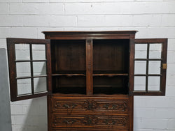 Rare French 18th Century Louis XVth Style Oak Linen Press -Display -Cupboard | Antique & Vintage | Moonee Ponds Antiques | Australia Wide Delivery