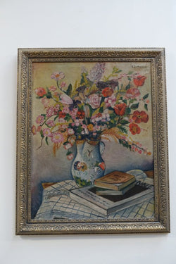 French Still Life Oil Painting | Antique & Vintage | Moonee Ponds Antiques | Australia Wide Delivery