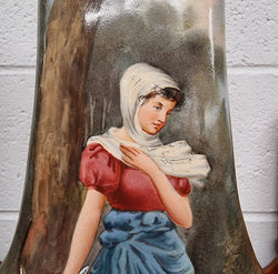Pair of Victorian Hand Painted Decorative Vases | Antique & Vintage | Moonee Ponds Antiques | Australia Wide Delivery