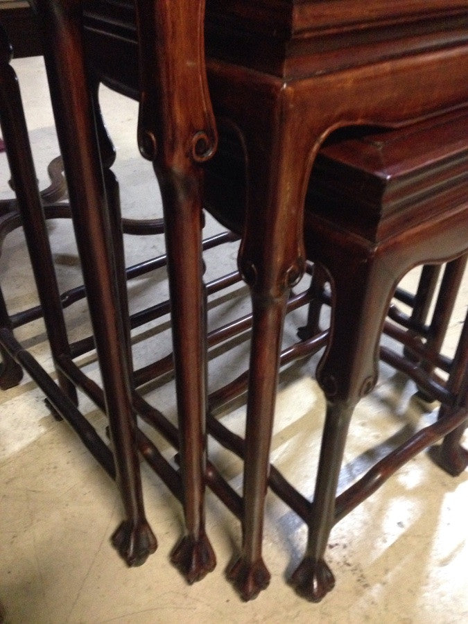 Chinese Rosewood Nest Of Tables | Antique & Vintage | Moonee Ponds Antiques | Australia Wide Delivery