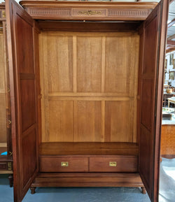 French Louis XVI Style Mirrored Two Door Armoire Wardrobe | Antique & Vintage | Moonee Ponds Antiques | Australia Wide Delivery