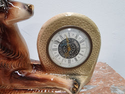 Vintage “Jema Holland 461”Ceramic Dog With Clock | Antique & Vintage | Moonee Ponds Antiques | Australia Wide Delivery