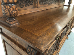 French Oak Renaissance Style Sideboard | Antique & Vintage | Moonee Ponds Antiques | Australia Wide Delivery