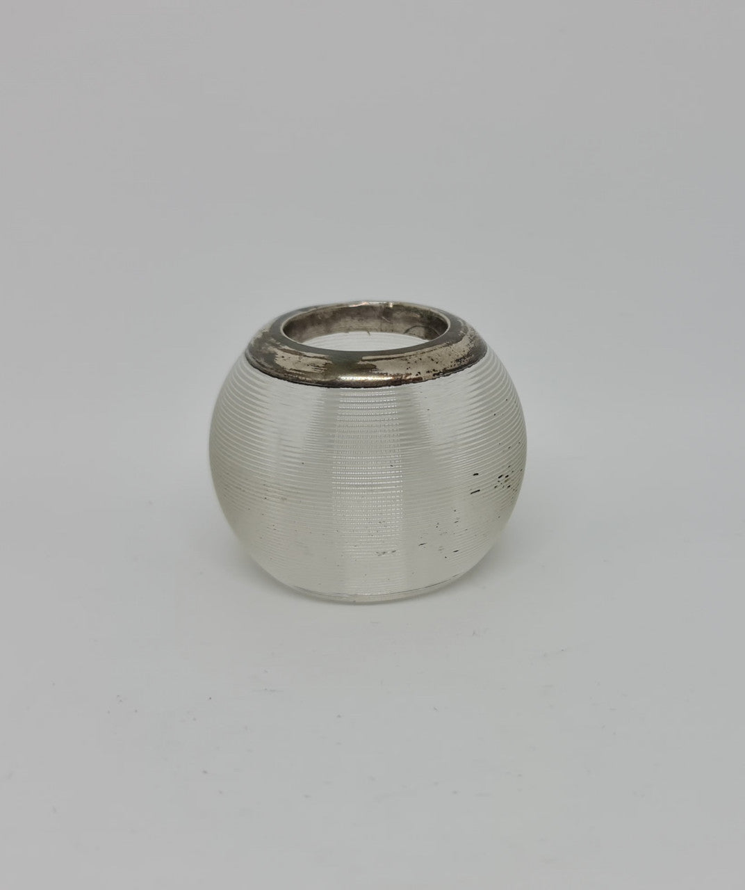 Art Deco Silver & Frosted Glass Toothpick Holder | Antique & Vintage | Moonee Ponds Antiques | Australia Wide Delivery