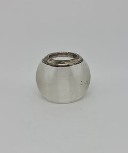 Art Deco Silver & Frosted Glass Toothpick Holder | Antique & Vintage | Moonee Ponds Antiques | Australia Wide Delivery